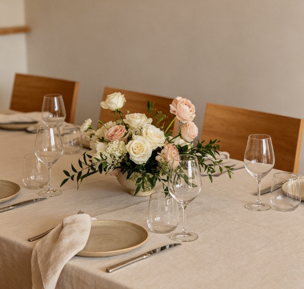 Family Gathering and Holiday Party Table Design