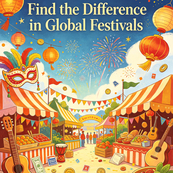 Find the Difference in Global Festivals